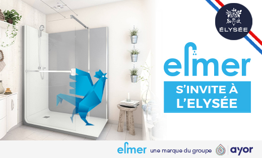 La douche Elmer, facile à installer, même dans les endroits les plus insolites ! #Elysée